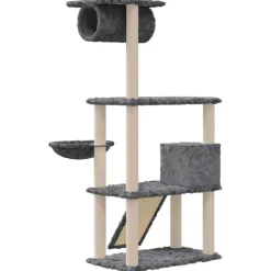 Maison Exclusive Arbres À Chat Et Jouets | - Arbre à chat avec griffoirs en sisal gris clair 154 cm