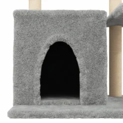 Maison Exclusive Arbres À Chat Et Jouets | - Arbre à chat avec griffoirs en sisal gris clair 83 cm