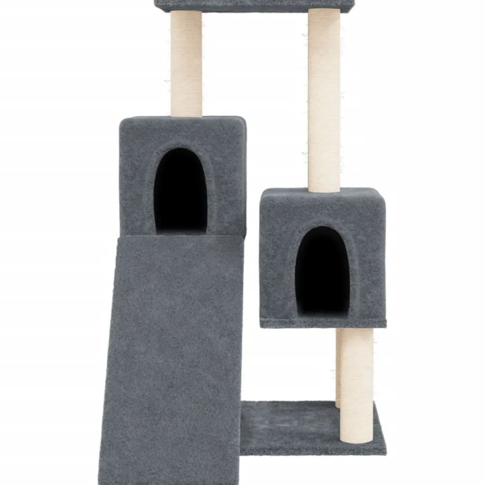 Maison Exclusive Arbres À Chat Et Jouets | - Arbre à chat avec griffoirs en sisal gris foncé 82 cm