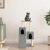 Maison Exclusive Arbres À Chat Et Jouets | - Arbre à chat avec griffoirs en sisal gris clair 82 cm