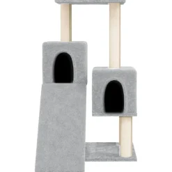 Maison Exclusive Arbres À Chat Et Jouets | - Arbre à chat avec griffoirs en sisal gris clair 82 cm
