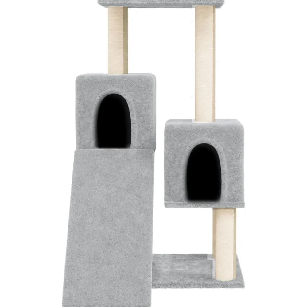 Maison Exclusive Arbres À Chat Et Jouets | - Arbre à chat avec griffoirs en sisal gris clair 82 cm