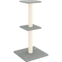 Maison Exclusive Arbres À Chat Et Jouets | - Arbre à chat avec griffoirs en sisal gris clair 73 cm