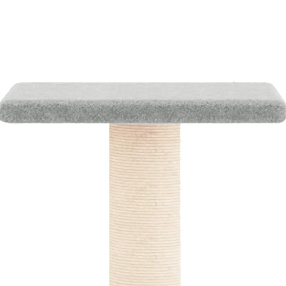 Maison Exclusive Arbres À Chat Et Jouets | - Arbre à chat avec griffoirs en sisal gris clair 73 cm
