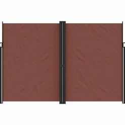 Maison Exclusive Pergolas, Tonnelles, Barnums | - Auvent latéral rétractable marron 220x1200 cm