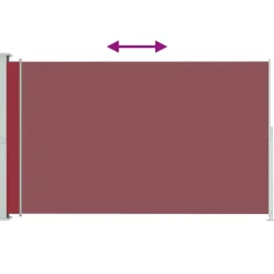 Maison Exclusive - Auvent latéral rétractable de patio 200x300 cm rouge Best