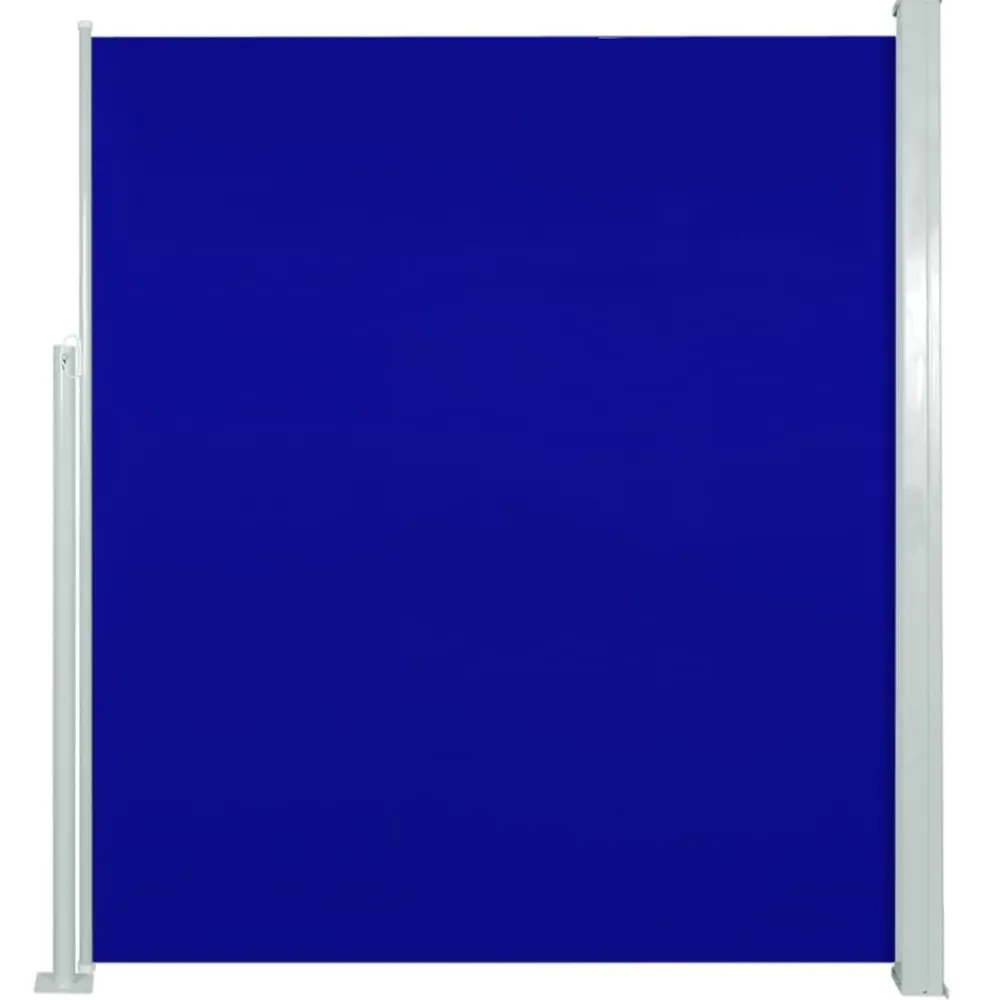 Maison Exclusive - Auvent latéral rétractable de patio 160x300 cm bleu Outlet