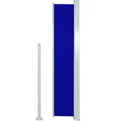 Maison Exclusive - Auvent latéral rétractable de patio 160x300 cm bleu Outlet