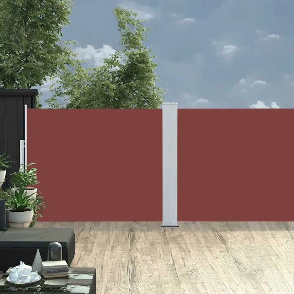 Maison Exclusive - Auvent latéral rétractable de patio 170x1200 cm marron Hot