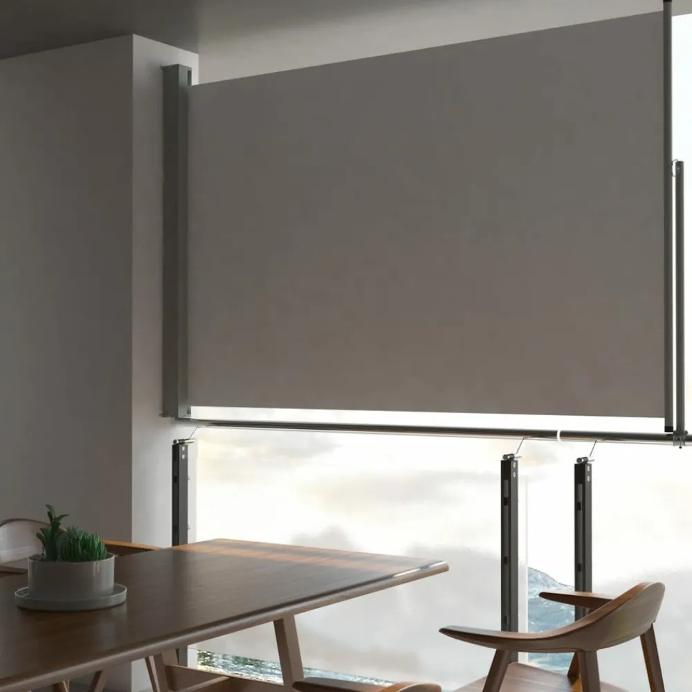 Maison Exclusive Parasols, Voiles D’Ombrage | - Auvent latéral rétractable de patio 160 x 300 cm gris