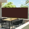 Maison Exclusive Parasols, Voiles D’Ombrage | - Auvent latéral rétractable de patio 160x600 cm marron