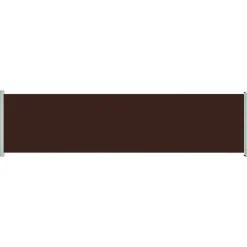 Maison Exclusive Parasols, Voiles D’Ombrage | - Auvent latéral rétractable de patio 160x600 cm marron