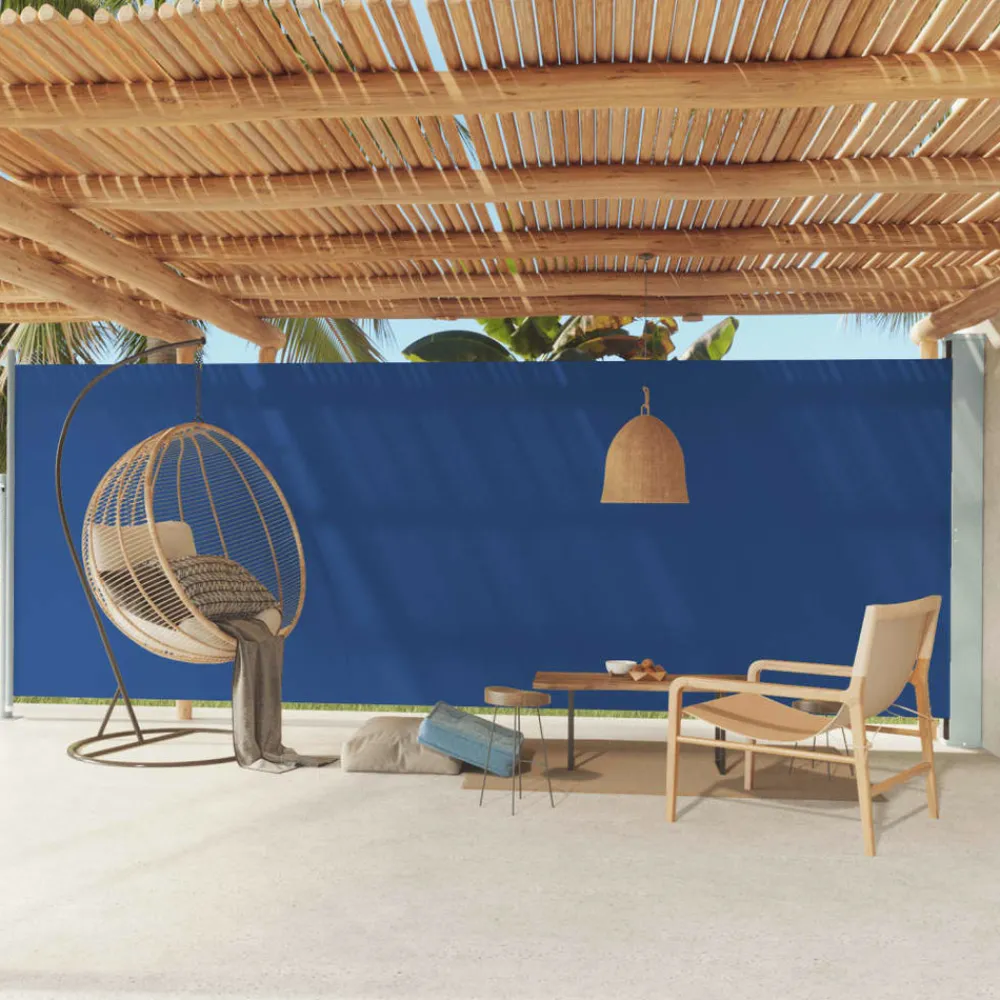 Maison Exclusive Parasols, Voiles D’Ombrage | - Auvent latéral rétractable de patio 220x300 cm noir