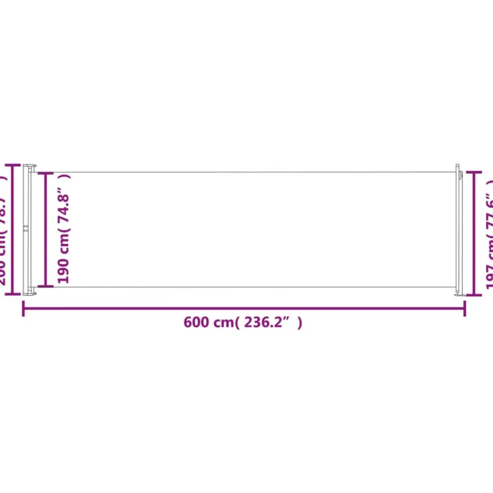 Maison Exclusive Parasols, Voiles D’Ombrage | - Auvent latéral rétractable de patio 220x300 cm noir