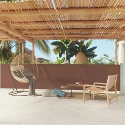Maison Exclusive - Auvent latéral rétractable de patio 117x600 cm marron Online