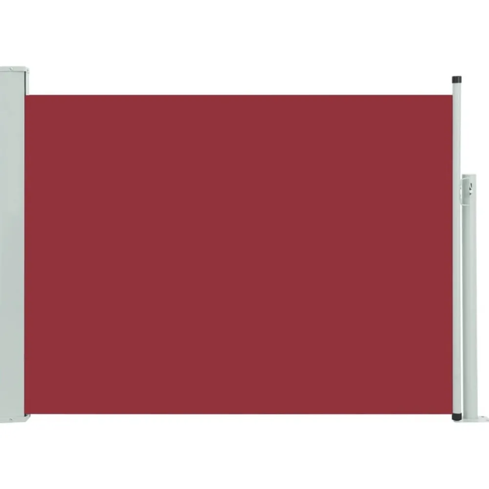 Maison Exclusive - Auvent latéral rétractable de patio 120x500 cm rouge New