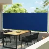 Maison Exclusive - Auvent latéral rétractable de patio 600x160 cm bleu Hot