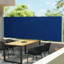 Maison Exclusive - Auvent latéral rétractable de patio 600x160 cm bleu Hot