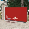 Maison Exclusive - Auvent latéral rétractable de patio 160x300 cm rouge Best