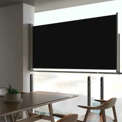Maison Exclusive - Auvent latéral rétractable de patio 80x300 cm noir Online