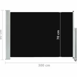 Maison Exclusive Parasols, Voiles D’Ombrage | - Auvent latéral rétractable de patio 117x600 cm bleu