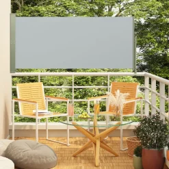 Maison Exclusive - Auvent latéral rétractable de patio 140x300 cm gris Online