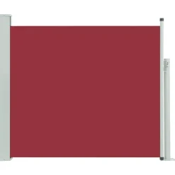 Maison Exclusive - Auvent latéral rétractable de patio 100x300 cm rouge Hot