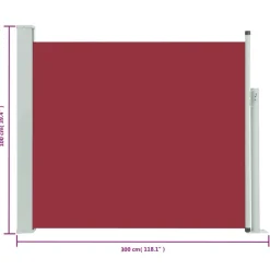 Maison Exclusive Parasols, Voiles D’Ombrage | - Auvent latéral rétractable de patio 100x300 cm marron