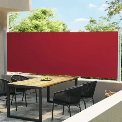 Maison Exclusive - Auvent latéral rétractable de patio 160x600 cm rouge Outlet