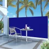 Maison Exclusive - Auvent latéral rétractable de patio 140x300 cm bleu