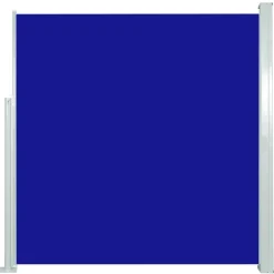 Maison Exclusive - Auvent latéral rétractable de patio 140x300 cm bleu