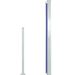 Maison Exclusive - Auvent latéral rétractable de patio 140x300 cm bleu