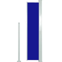 Maison Exclusive - Auvent latéral rétractable de patio 140x300 cm bleu
