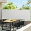 Maison Exclusive - Auvent latéral rétractable de patio 140x600 cm crème Sale