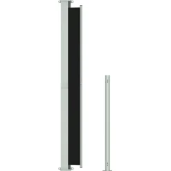 Maison Exclusive - Auvent latéral rétractable de patio 200x300 cm noir Discount