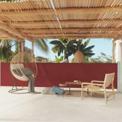 Maison Exclusive - Auvent latéral rétractable de patio 117x600 cm rouge Sale