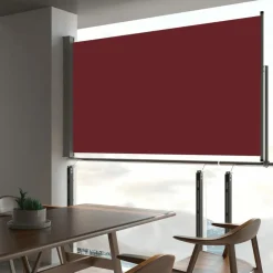 Maison Exclusive - Auvent latéral rétractable de patio 140 x 300 cm rouge Sale