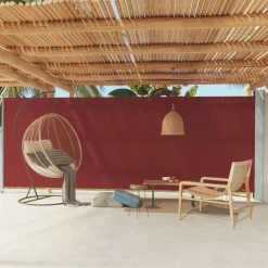 Maison Exclusive - Auvent latéral rétractable de patio 200x600 cm rouge Online