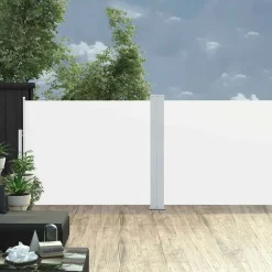 Maison Exclusive Parasols, Voiles D’Ombrage | - Auvent latéral rétractable de patio 170x1200 cm crème