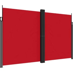 Maison Exclusive - Auvent latéral rétractable rouge 200x1200 cm Clearance