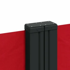Maison Exclusive - Auvent latéral rétractable rouge 200x1200 cm Clearance