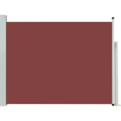Maison Exclusive - Auvent latéral rétractable de patio 140x500 cm marron Clearance