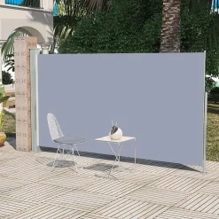 Maison Exclusive - Auvent latéral rétractable de patio 160 x 300 cm gris Online