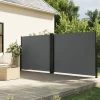Maison Exclusive - Auvent latéral rétractable anthracite 180x1200 cm New