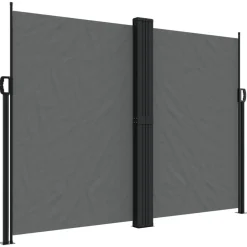 Maison Exclusive - Auvent latéral rétractable anthracite 180x1200 cm New