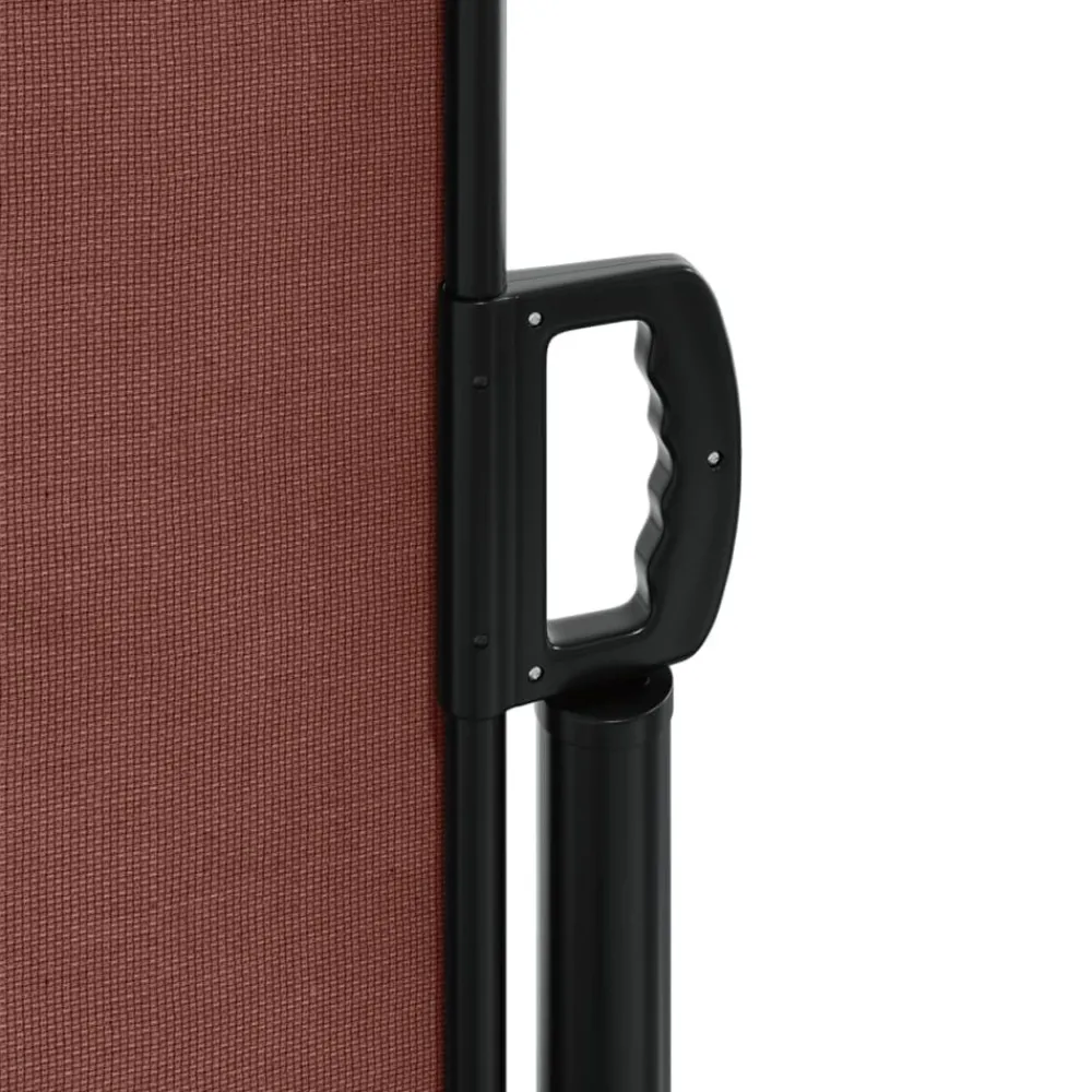 Maison Exclusive - Auvent latéral rétractable marron 200x1200 cm Discount