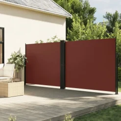 Maison Exclusive - Auvent latéral rétractable marron 180x1200 cm Best