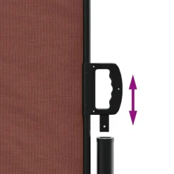 Maison Exclusive - Auvent latéral rétractable marron 180x1200 cm Best