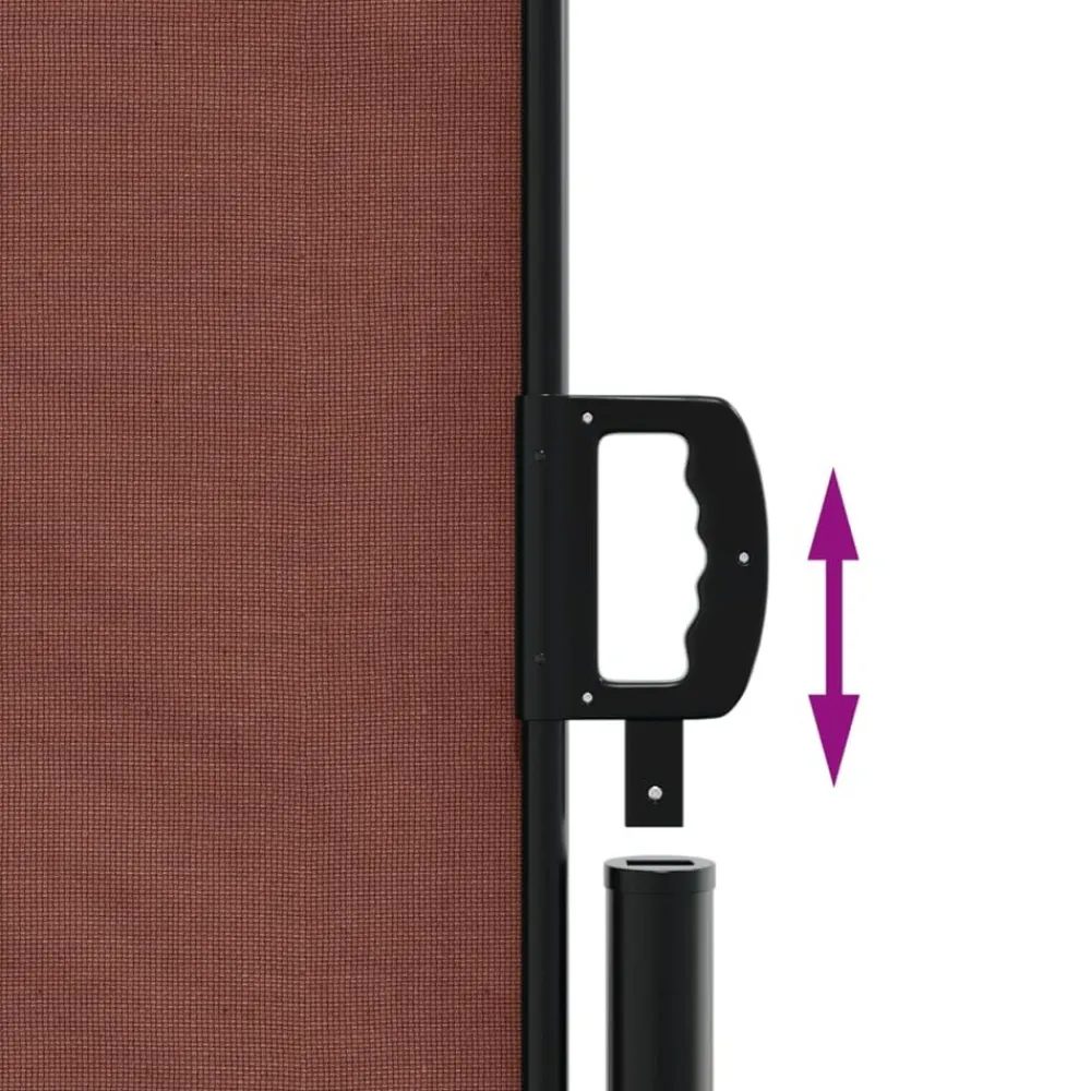 Maison Exclusive - Auvent latéral rétractable marron 180x1200 cm Best
