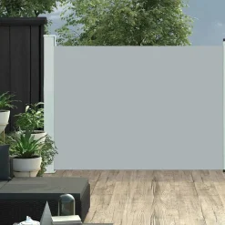 Maison Exclusive - Auvent latéral rétractable de patio 100x500 cm gris Outlet